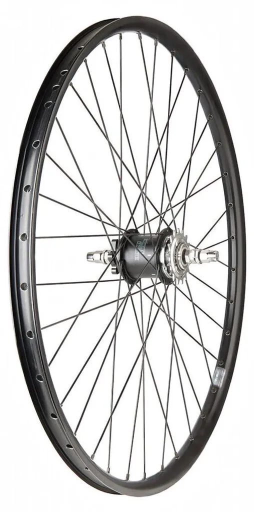 Roue arrière Roland 28 pouces 36 trous A2K DW jante noire roue libre