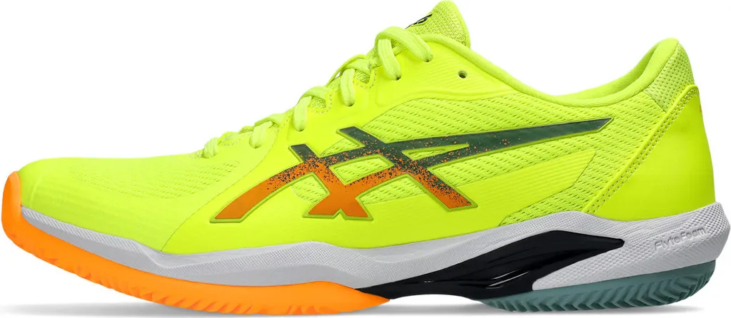 Chaussures Asics Padel anti-glisse et fatigue, tennis jaune confort taille 44.5