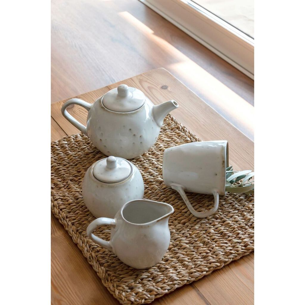 Home ESPRIT Teekanne Set – 3 Stück, Je 400 Ml, Aus Edelstahl & Eisen, In Blau & Grün, Ofenfest