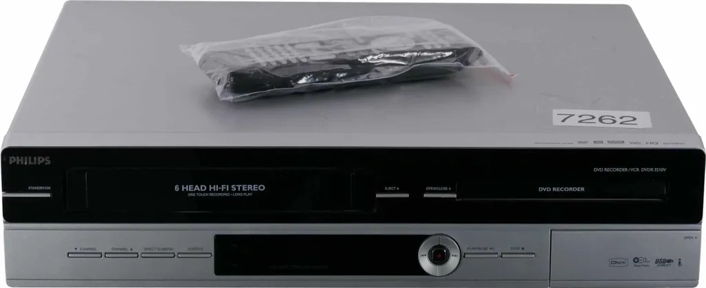 Lecteur Enregistreur VHS et DVD Philips DVDR3510V pour Copie Vidéo