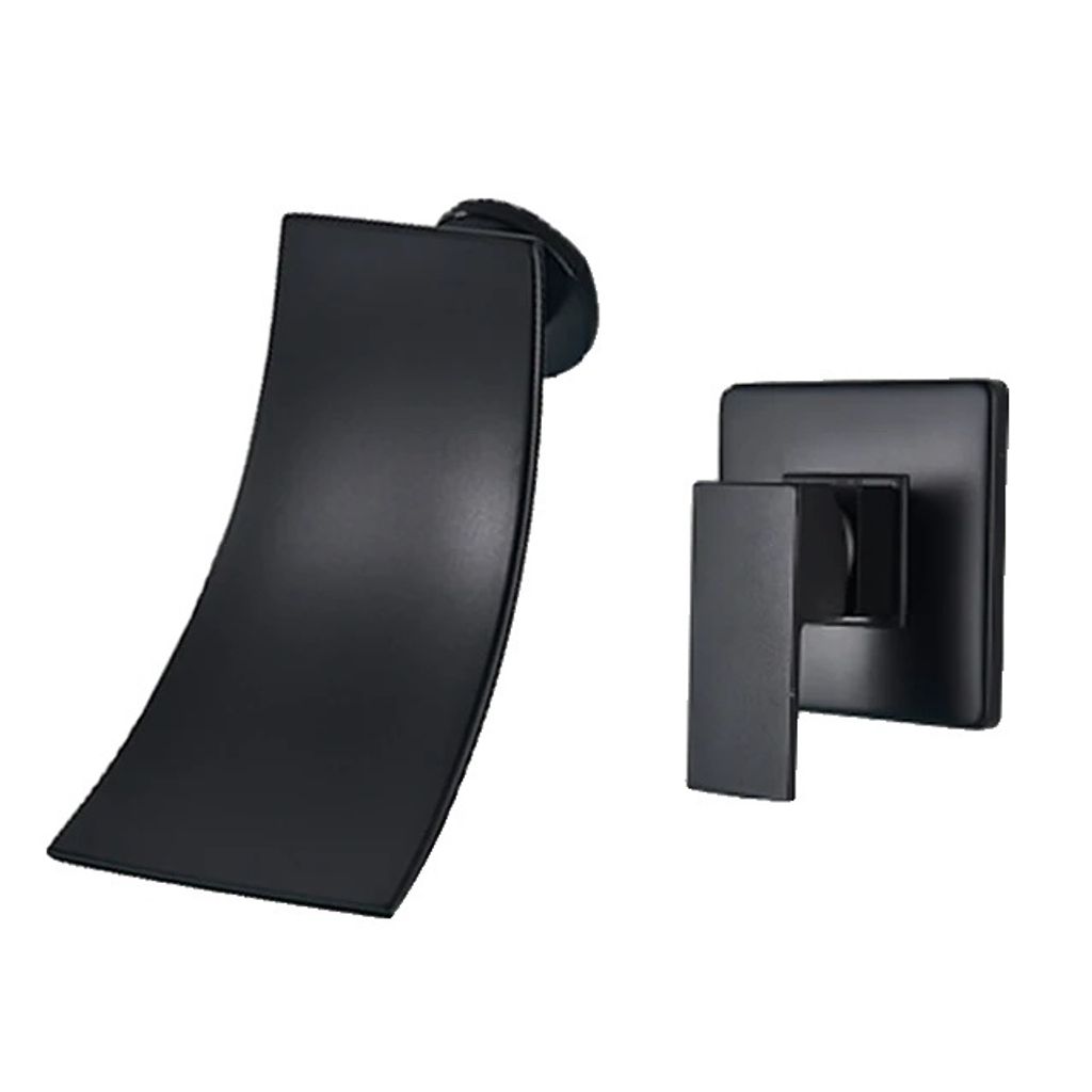 Badezimmerarmatur, Wandmontiert, Wasserfall-Fluss