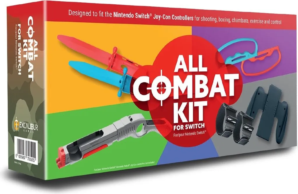 All Combat Kit : Pack d'accessoires complet pour Nintendo Switch OLED