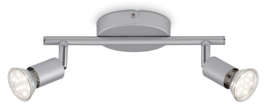 LED Spotleuchte Deckenleuchte 2xGU10 6W schwenkbar Metall Produktbild 