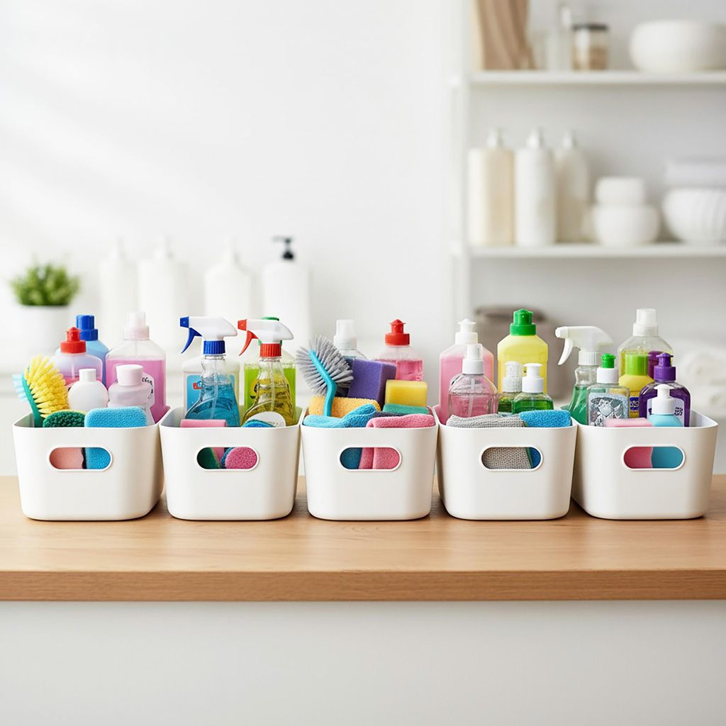 3.02 Plastik Aufbewahrungsboxen mit Griffen
