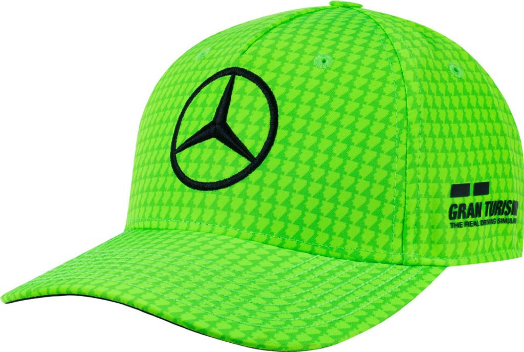 Mercedes Uni Map F1 Lh Col Driver Bb Cap Neongrün