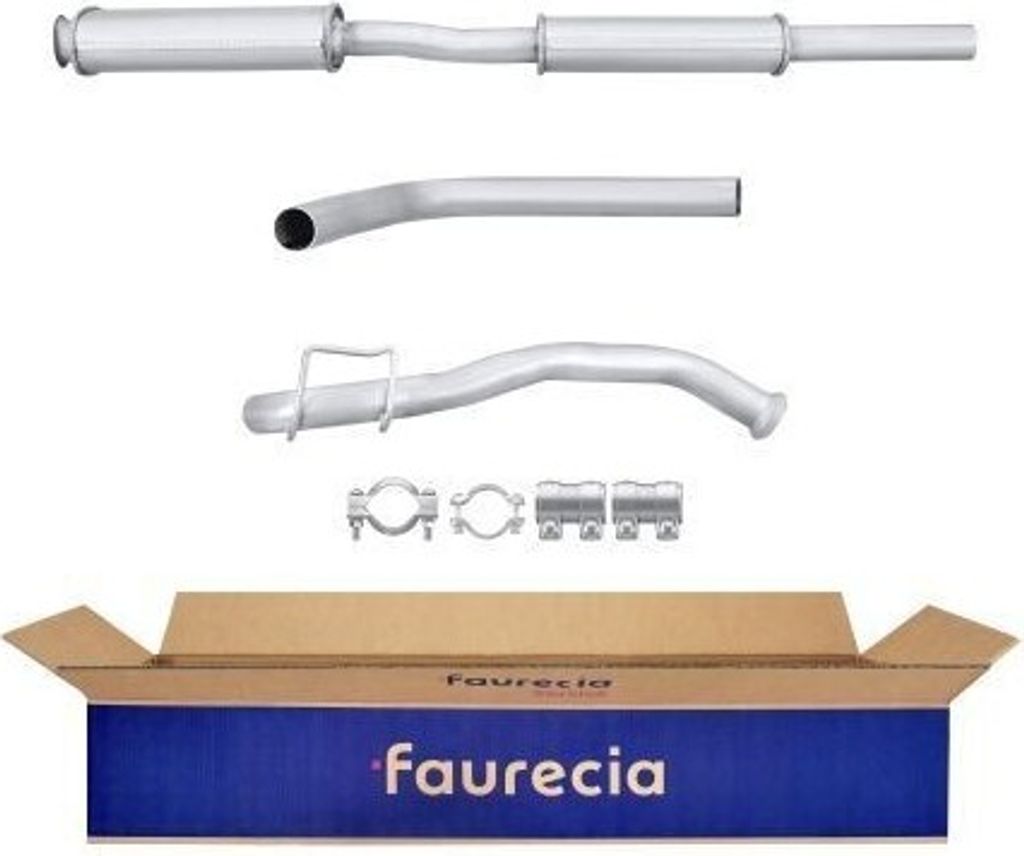 HELLA 8LC 366 025-601 - OE 7700306934 Mittelschalldämpfer für Rapid