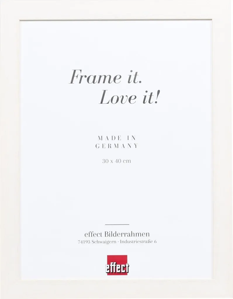 Cornice Legno Bianco 13x13 Profilo 55 Vetro Naturale - Alta Qualità