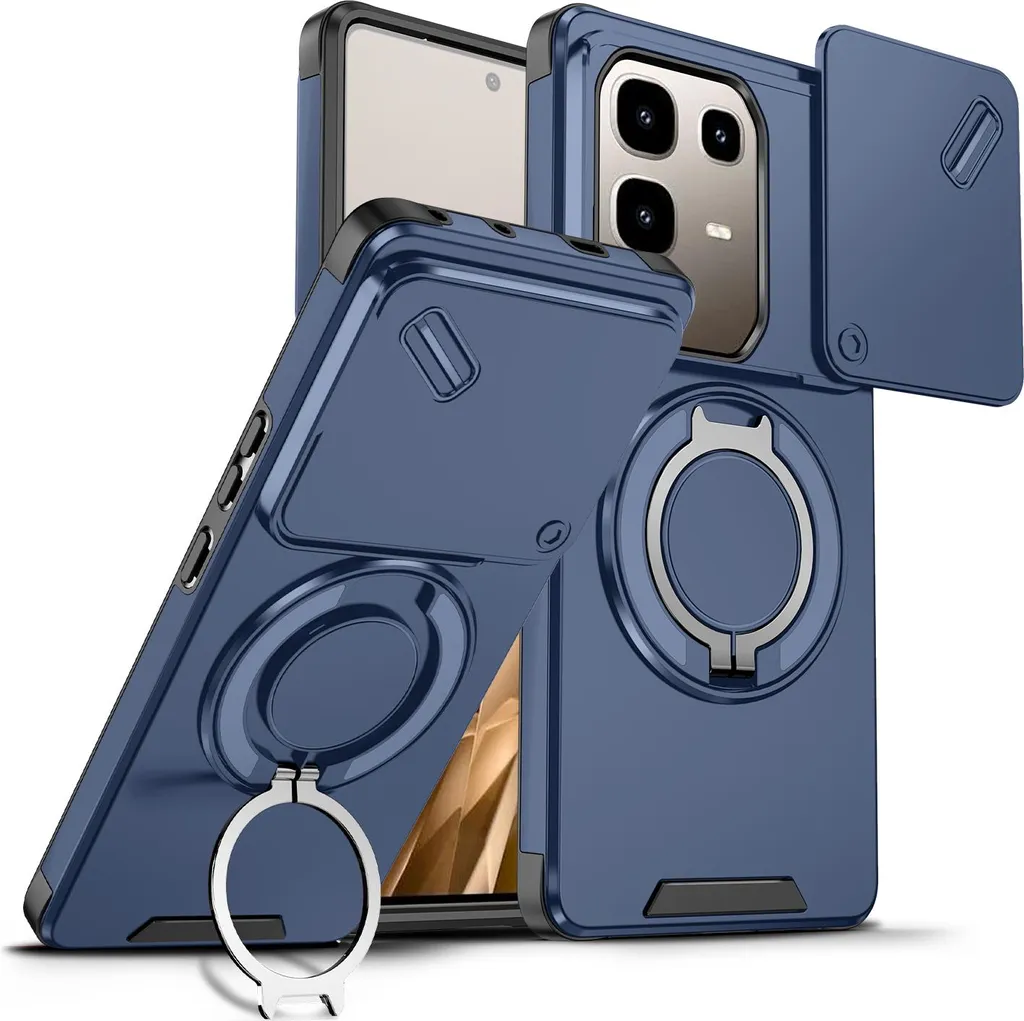 Cover Shockproof Infinix Note 50 Pro+ Blu | Supporto Magnetico