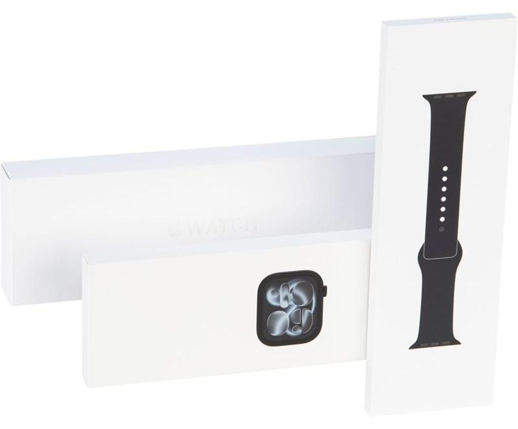 Apple Watch Series 11 (GPS) - 46 mm - Jet-Schwarz Produktbild 