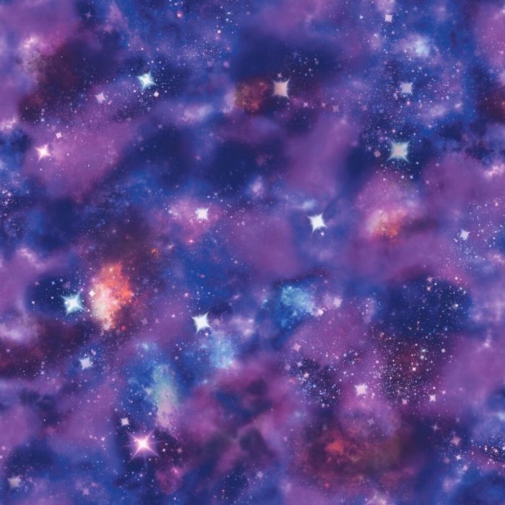 Rasch - Tapete "Cosmic", Weltraum AG223 (999,74 cm x 53,34 cm) (Blau/Violett)
