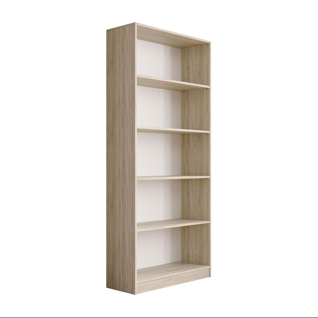 Standregal R80 Sonoma Eiche, offene Fächer, 80 cm breit, 182 cm hoch, 30 cm tief