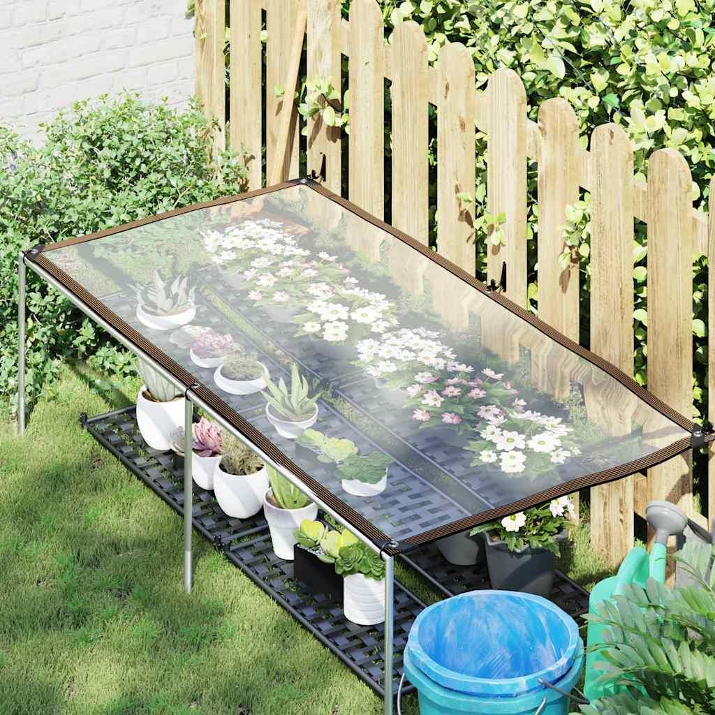 vidaXL Bâche transparente avec œillets 1x2 m polyéthylène Image du produit 