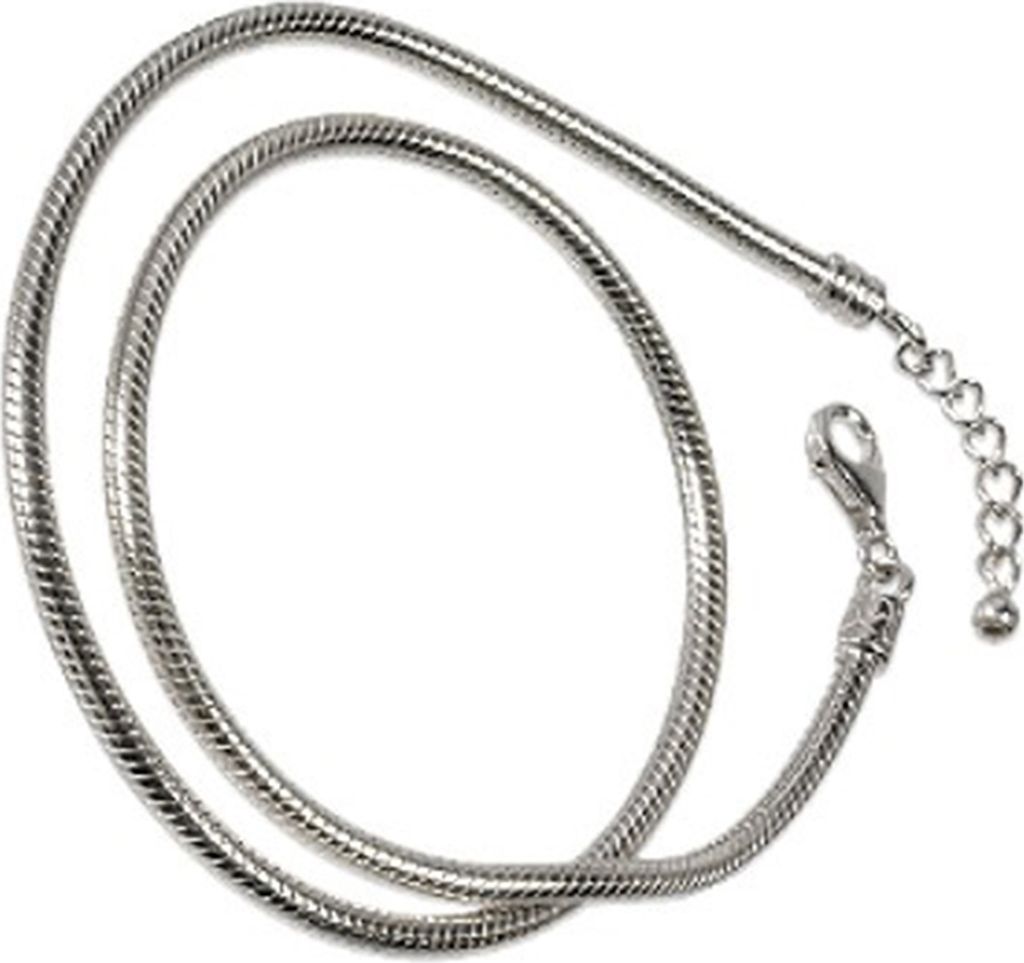 Carlo Biagi 38cm Karabiner Bead Halskette 925 BNLEX38