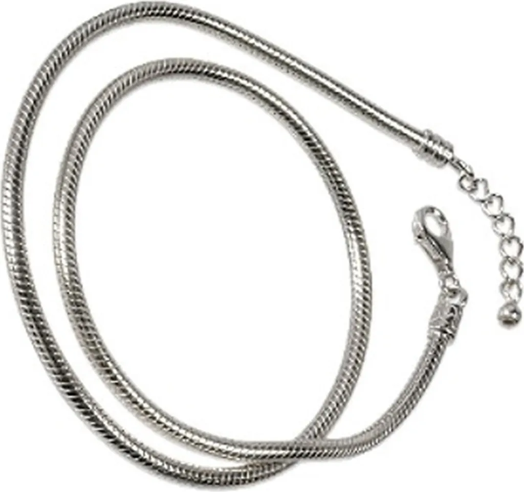 Collier Argent 925 Carlo Biagi 38cm Maille Fine et Fermoir Carabinier Pro
