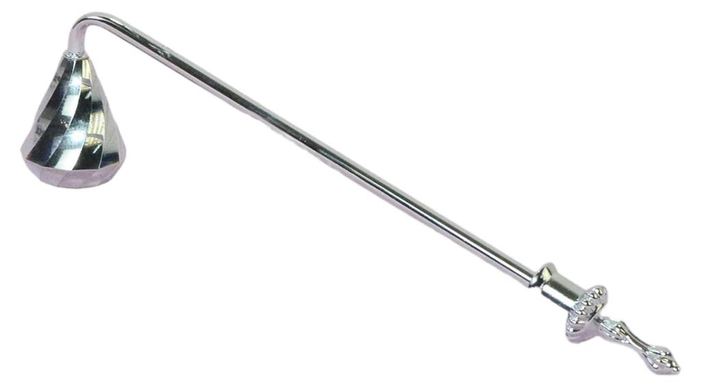 Kerzenlöscher mit langem Griff zum Auslöschen von Kerzendochten und -flammen, dekorative Kerzenabdeckung aus Metall