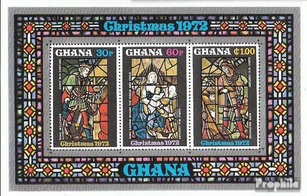 Briefmarken Ghana 1972 Mi Block48 (kompl.Ausg.) postfrisch Produktbild 