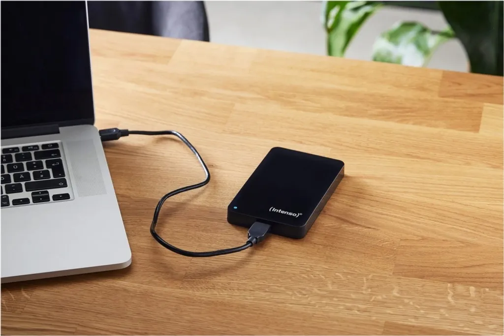 Intenso Disque Dur Externe 2 TB Noir - USB 3.2 Rapide et Format Compact - 5