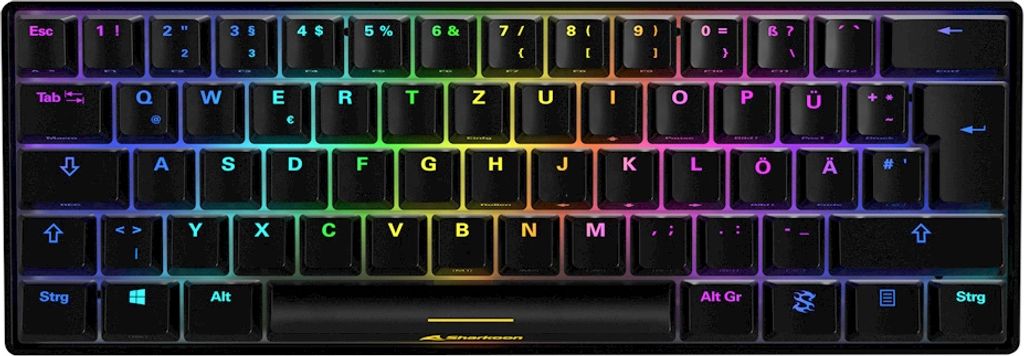 Sharkoon SKILLER SGK50 S4 - Tastatur - Hintergrundbeleuchtung