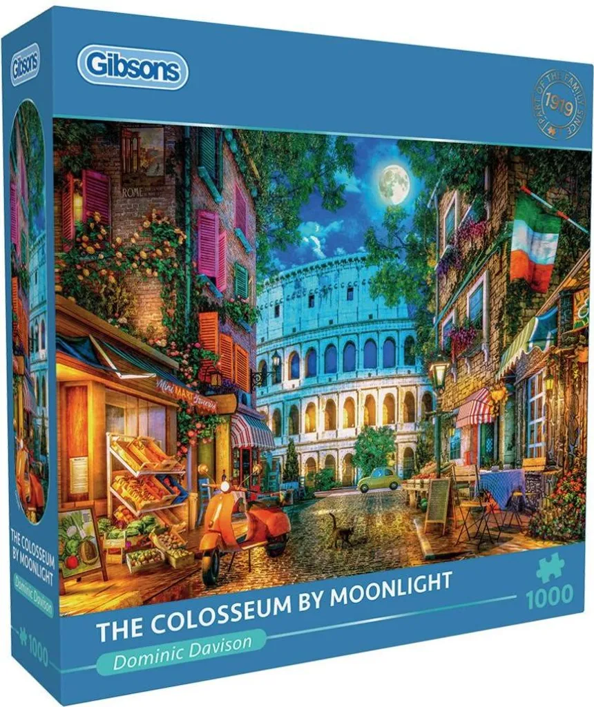 Puzzle 1000 pièces relaxation Rome Le Colisée idéal pour soirées