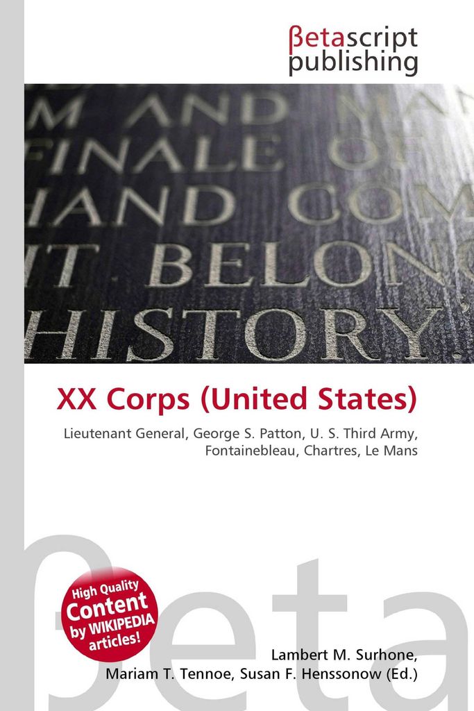 XX Corps (United States)
