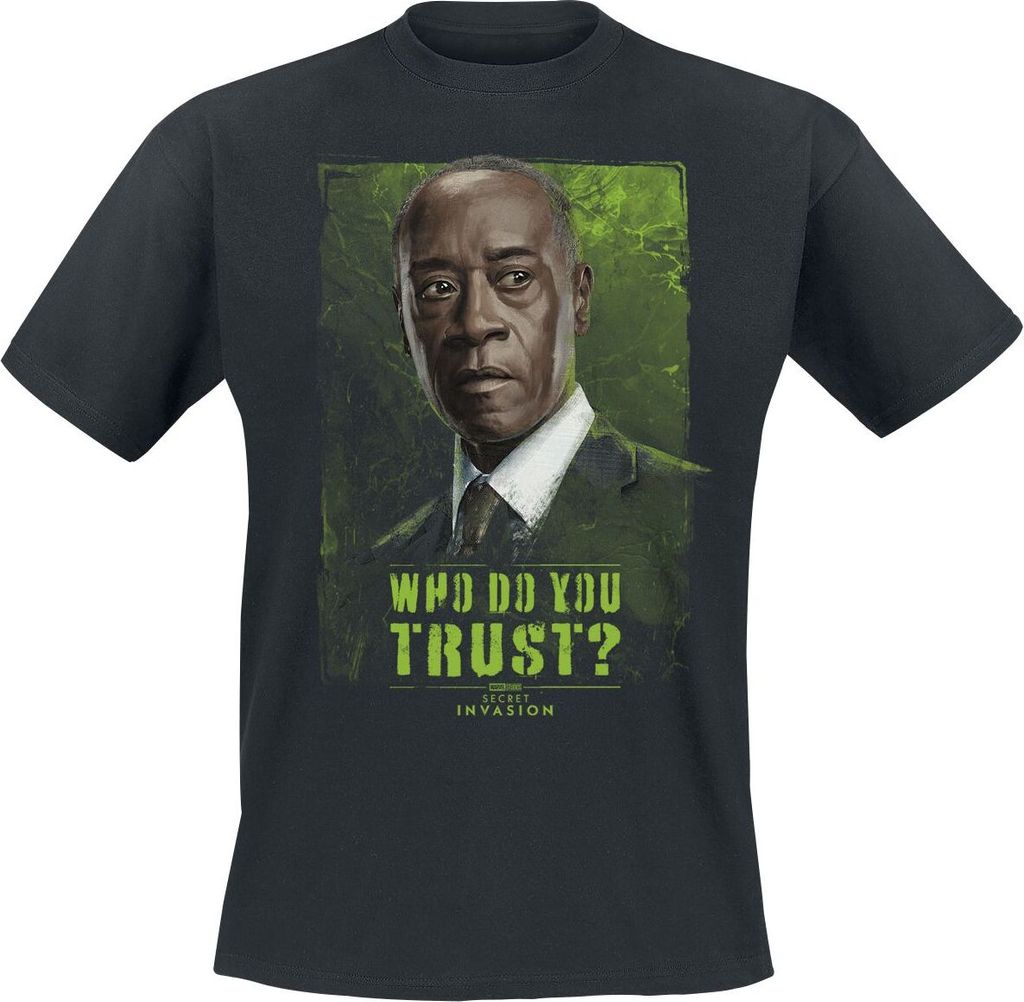 Secret Invasion T-Shirt Herren Who Do You Trust? James schwarz XXL