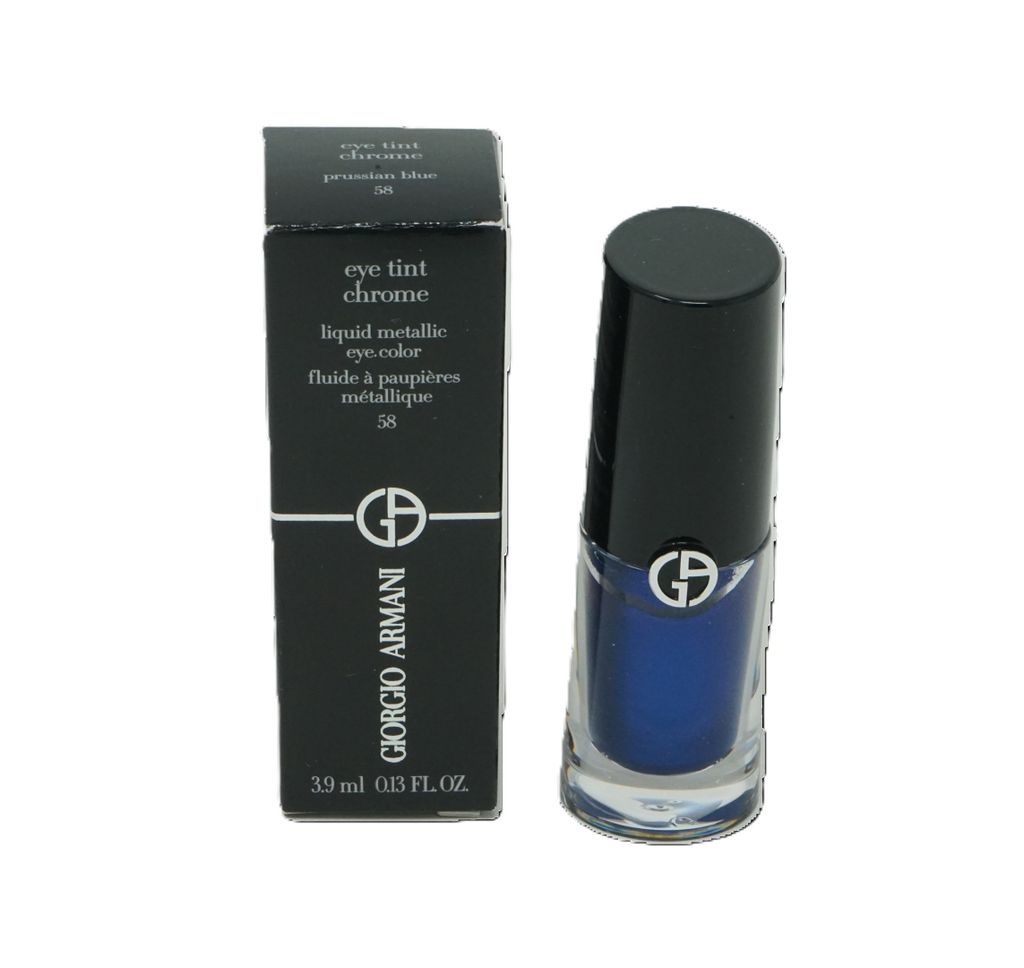 Giorgio Armani Eye tint Chrome flüssiger Lidschatten 3,9ml prussian blue 58