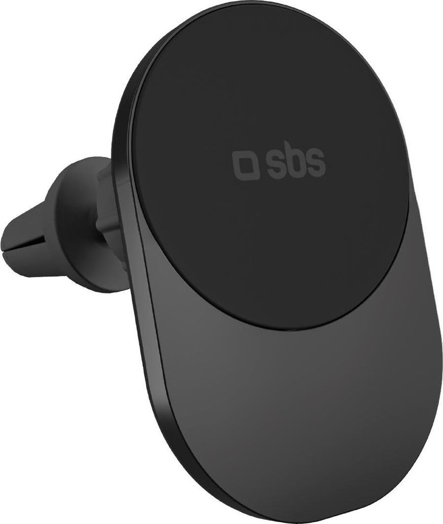 Kfz-Halterung für iPhone kompatibel mit MagSafe-Ladefunktion 15W, Schwarz