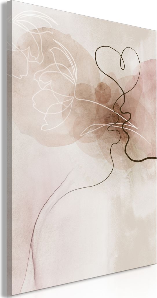 Vlies Leinwandbild - Tangled in Dreams (1 Part) Vertical 40x60 cm Abstrakt h-A-0196-b-a