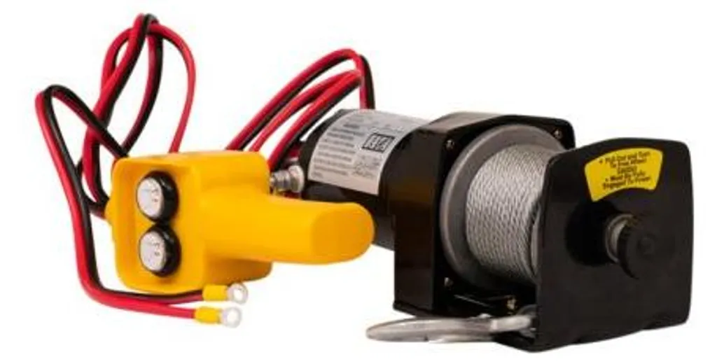 Treuil Électrique 12V 2000 lbs Cabellier : Finis les Efforts de Levage