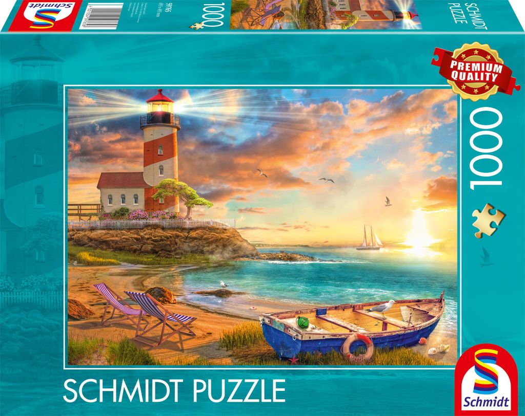Schmidt Spiele Sonnenuntergang in der Leuchtturm Bucht, Produktbild 