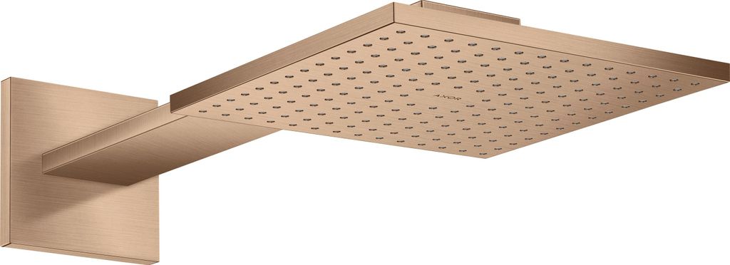 hansgrohe AXOR ShowerSolutions Kopfbrause 250/250 2-jet,Wandanschluss, Brausearm 450 mm, 35310310