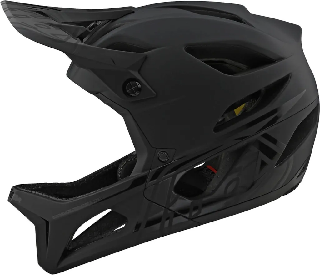 Casque Stage Troy Lee Designs Stealth Midnight avec Protection MIPS