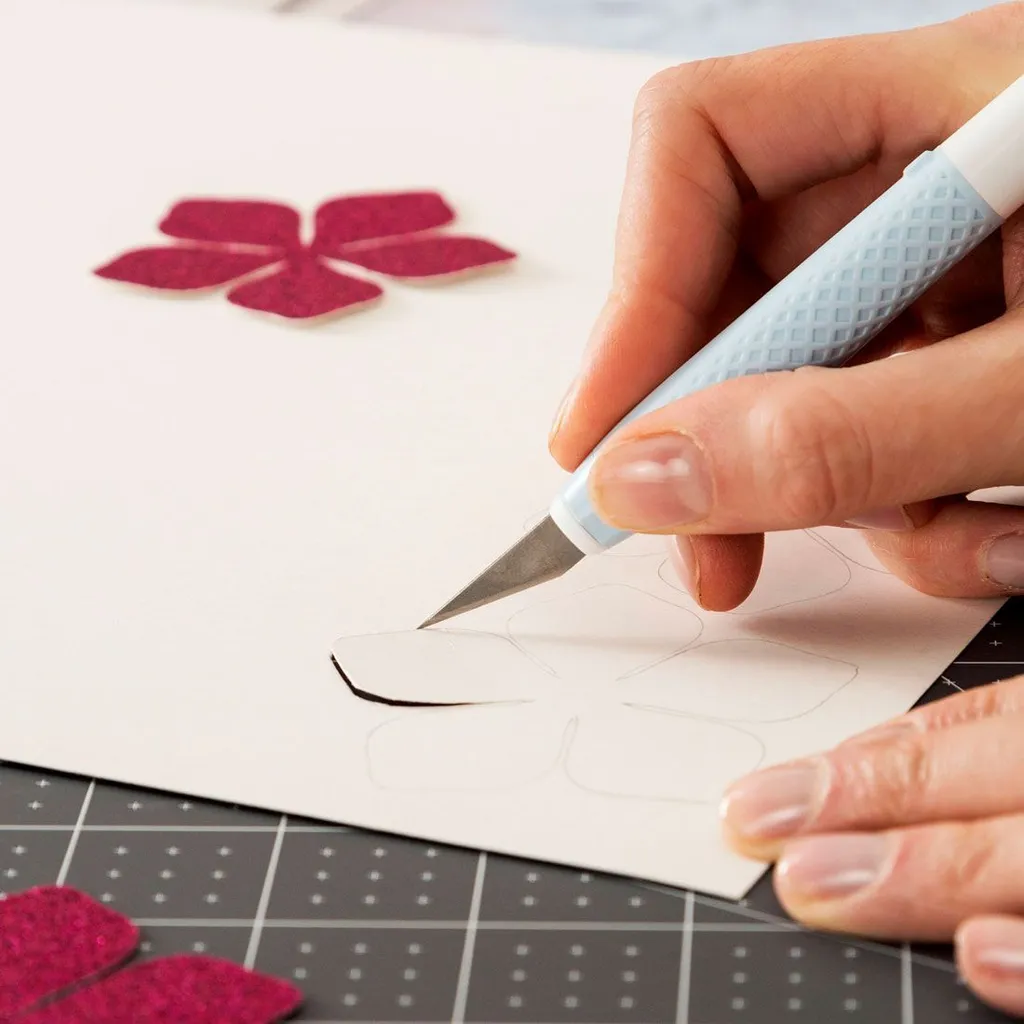 Couteau TrueControl Cricut bleu - Cutter de précision haute sécurité