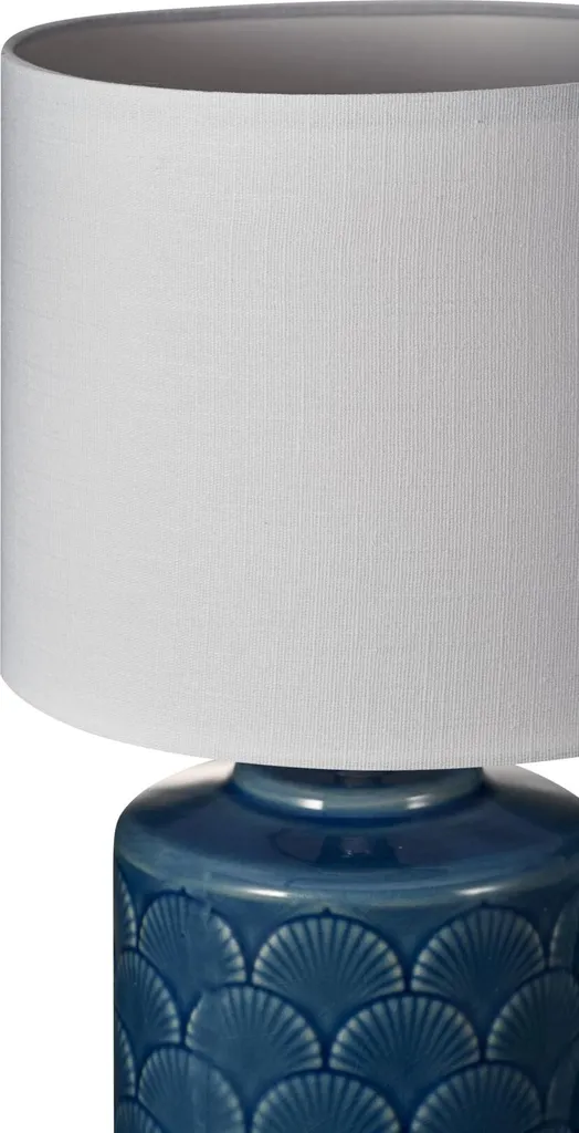 Pauleen Glowing Midnight: Lampada Ceramica Blu per Comodino E14 - 2