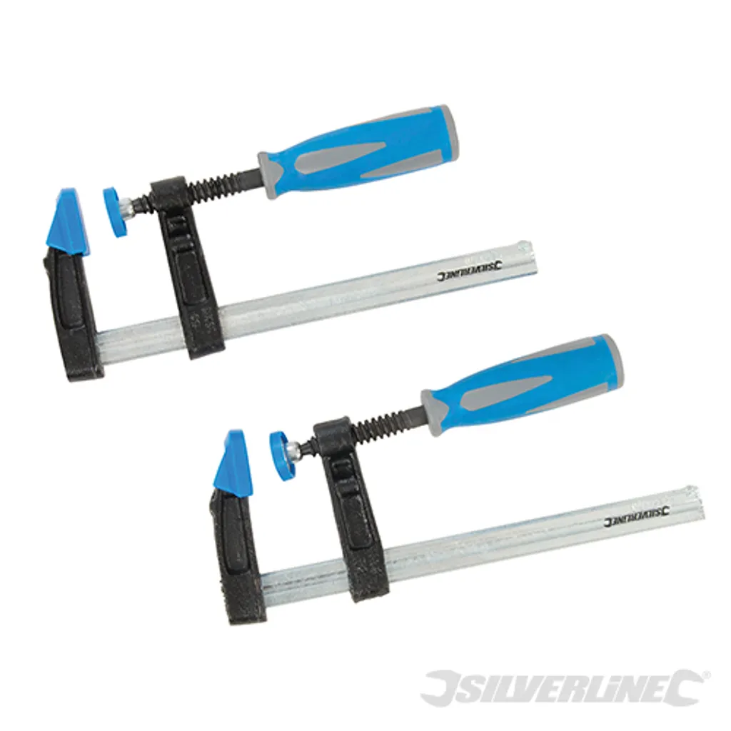 Pince-étau Silverline avec verrouillage haute puissance en lot de 2