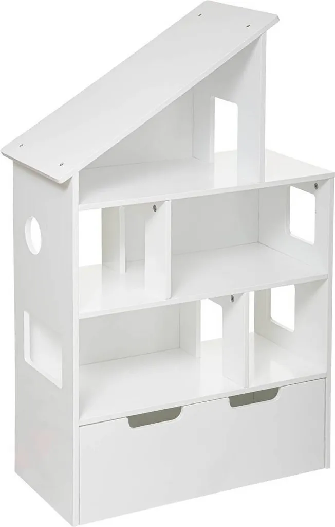 Bibliothèque pour enfants idéale coin lecture avec bac à jouets intégré
