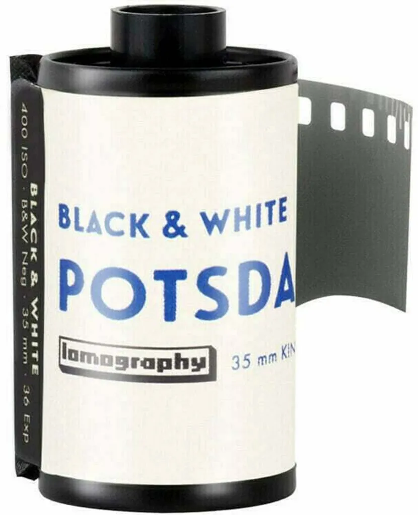 Pellicule 35mm pour Photo de Rue Lomography Potsdam Kino 100 Noir et Blanc