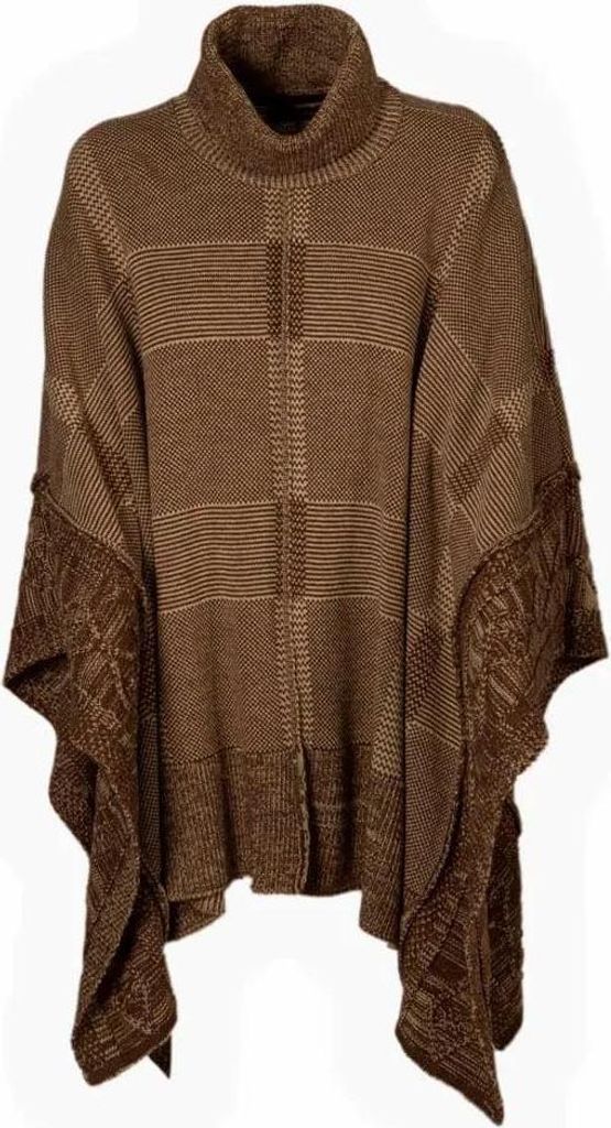 Pasion Morena Squares Regenmantel Braun M Damen Braun M
