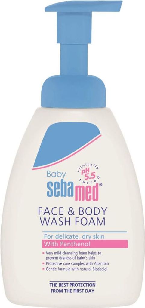 Children washing foam on face and body Baby(Face & Body Wash Foam) 400ml