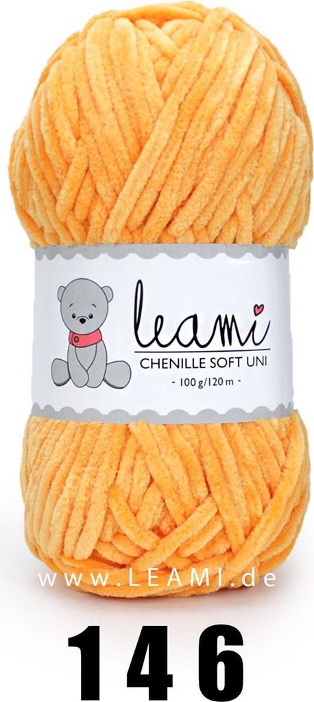 LEAMI Chenille Soft UNI (100g/120m) 146 Produktbild