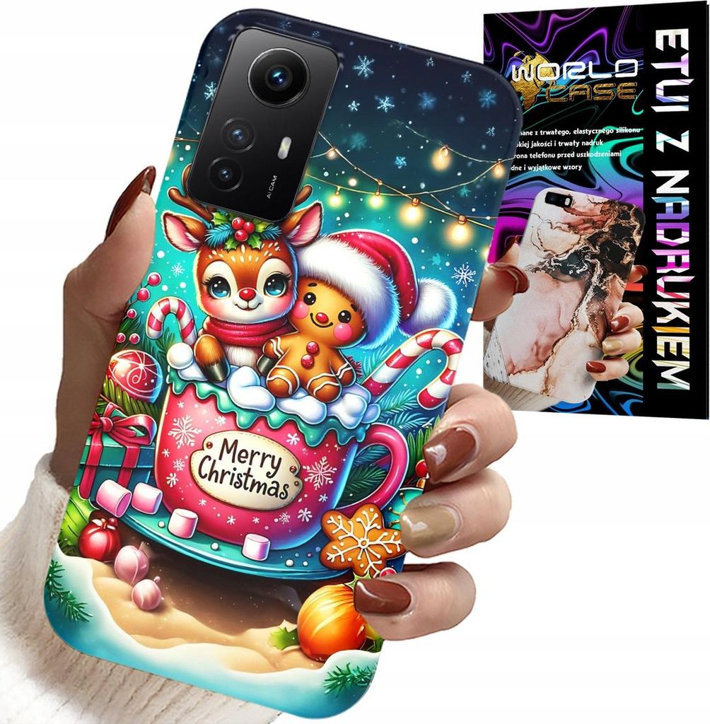 Fall Für Xiaomi Note 12S 4G - Lebkuchen Rentier Frohe Weihnachten