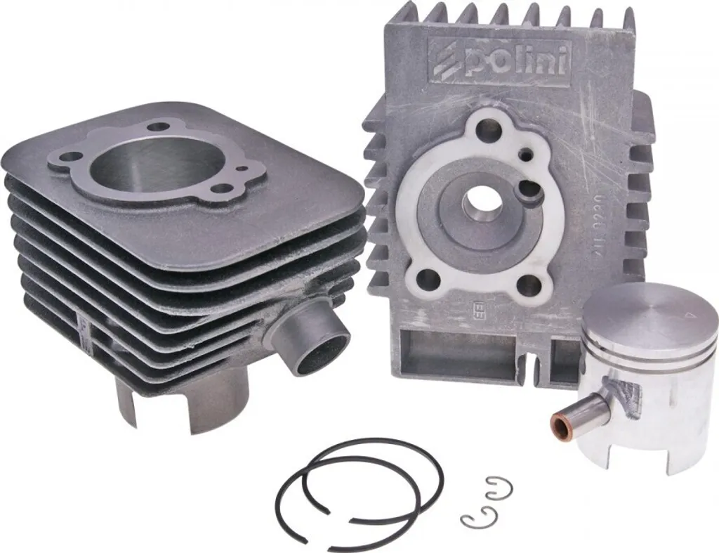 Kit cylindre Polini Sport 63cc fonte axe 10mm pour Vespa Bravo et Si