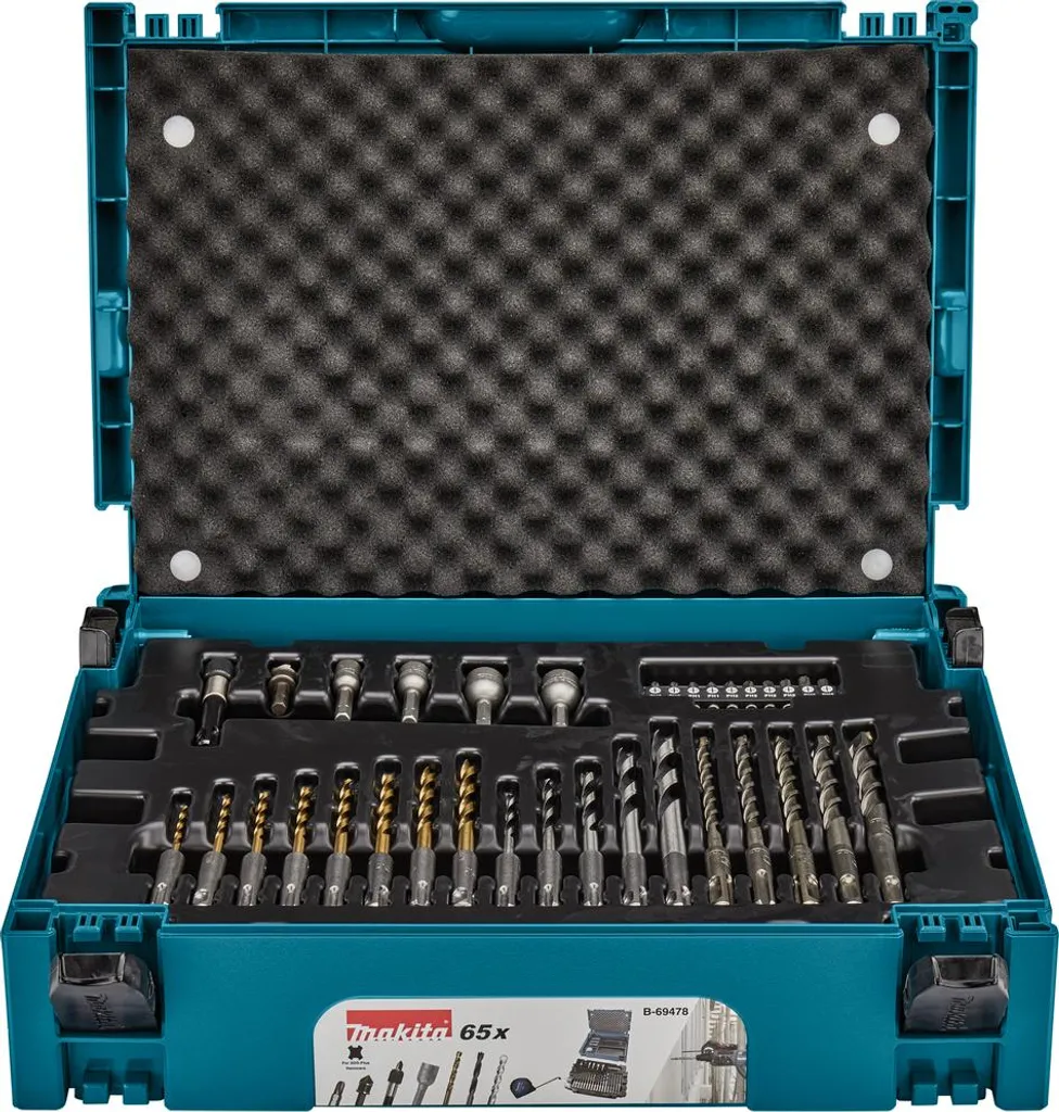 Coffret de 65 forets et embouts SDS-Plus Makita Makpac B-44884 - 8
