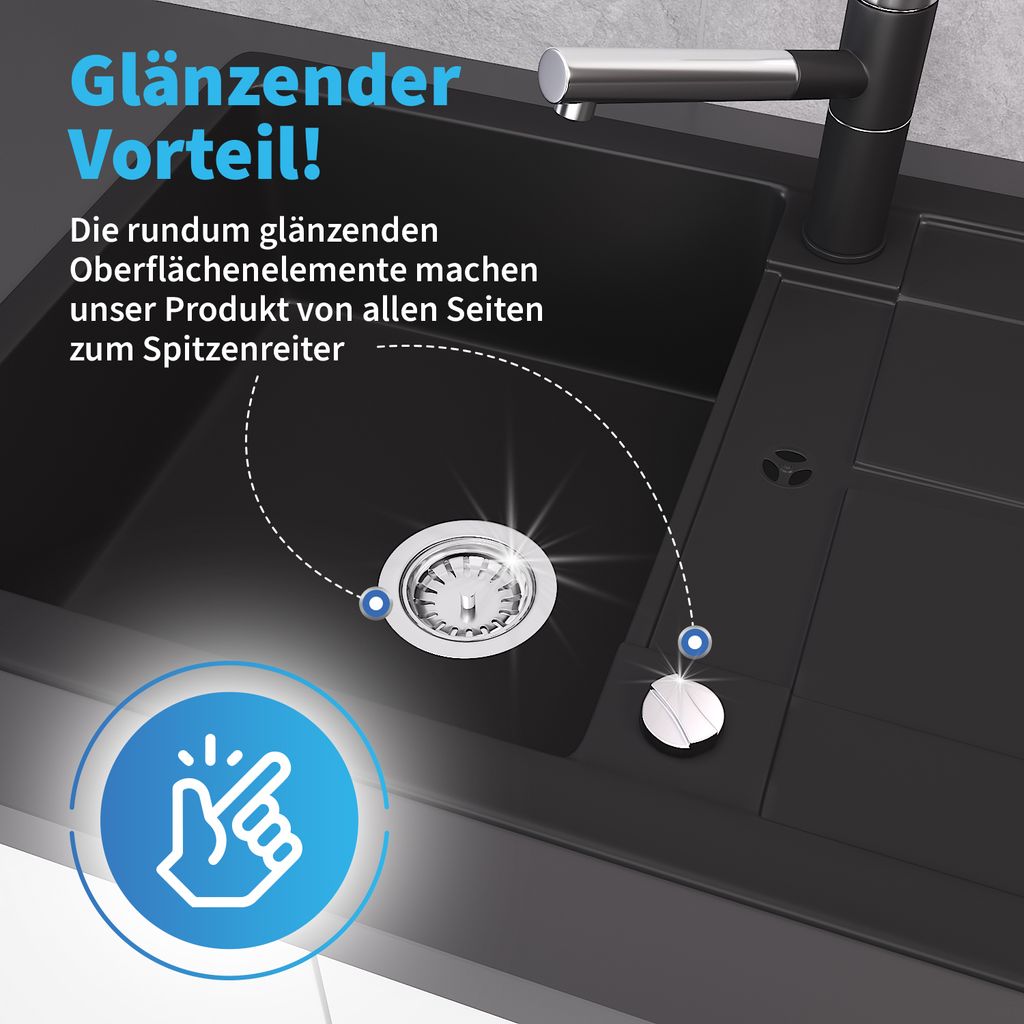 Siebkorbventil 114mm Anschluss 1" für Überlauf Produktbild 5