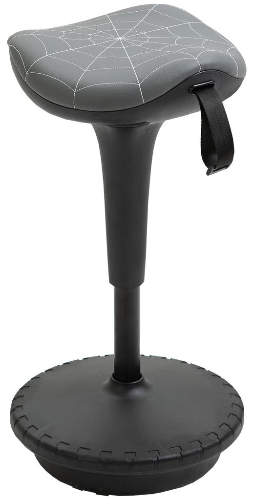 Bš¹rohocker mit Schwenkfunktion. ergonomischer Hocker. h?henverstellbar 65.5-83.5 cm 120¡ã neigbar Grau