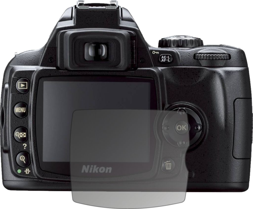 Blickschutzfolie für Nikon D40x matt Schutzfolie Folie Display Schutz dipos