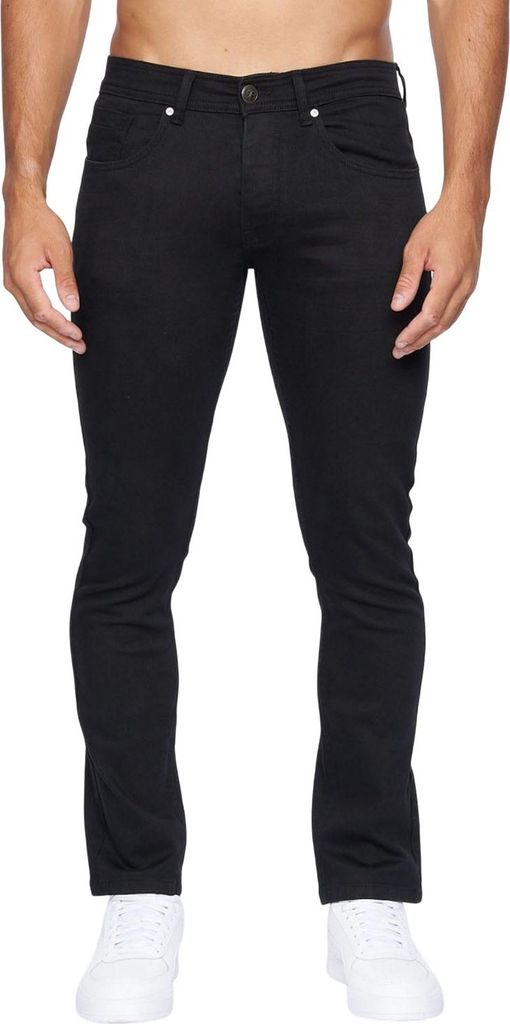 Crosshatch - "Buraca" Jeans für Herren GT7556 (38S) (Schwarz)