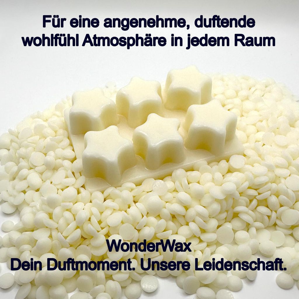 WonderWax Duftwachs Wax Melts für Duftlampe, 6 Sterne Duftmelt Wachsmelt Sojawachs Duftwachs Würfel für Raumdüfte, Wachs Duftöl Winter Indoor ...