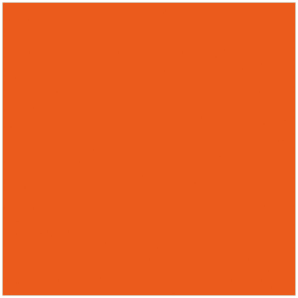 Wallario Premium Glasbild, freischwebende Optik, kräftige Farben, Größe 50 x 50 cm Motiv Orange