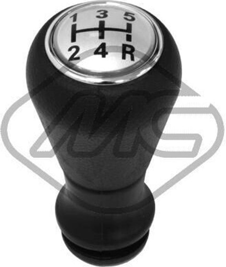 Metalcaucho Schaltknauf 5-Gang Schalthebelknauf passend für PEUGEOT 206 Schrägheck (2A/C) 206 CC (2D) 206+ Schrägheck (2L, 2M) 106 II Schrägheck